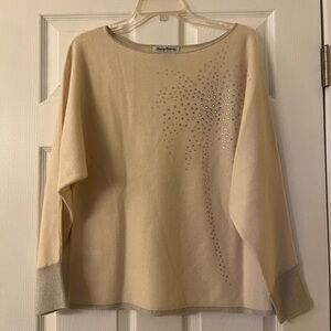 Tommy Bahama Sweater with Rhinestone Palm Tree